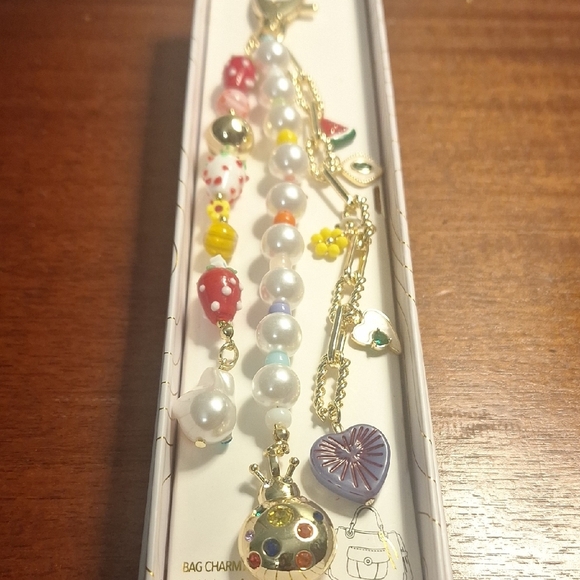 eye candy Accessories - Eyecandy Colorful Beaded Bag Charm